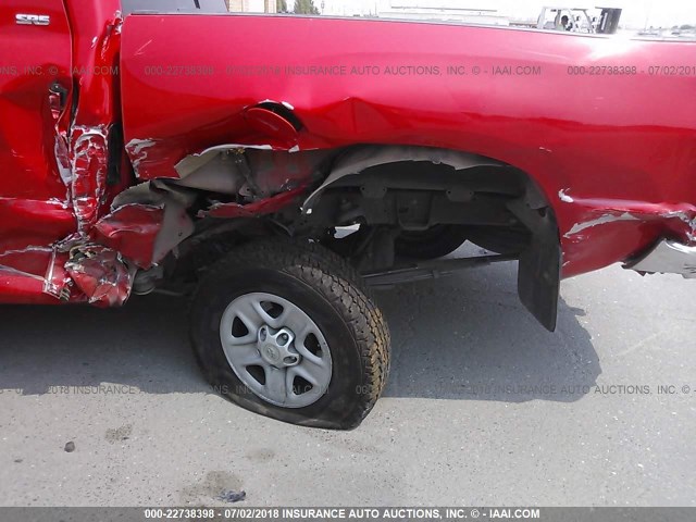 5TFRM5F16DX067207 - 2013 TOYOTA TUNDRA DOUBLE CAB SR5 წითელი ფოტო 6