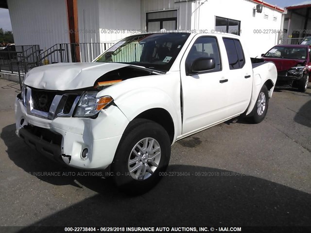 1N6DD0ER2HN727391 - 2017 NISSAN FRONTIER S/SV/SL/PRO-4X WHITE photo 2