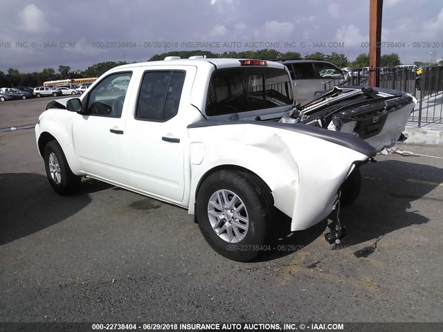 1N6DD0ER2HN727391 - 2017 NISSAN FRONTIER S/SV/SL/PRO-4X WHITE photo 3