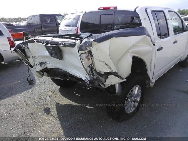 1N6DD0ER2HN727391 - 2017 NISSAN FRONTIER S/SV/SL/PRO-4X WHITE photo 6