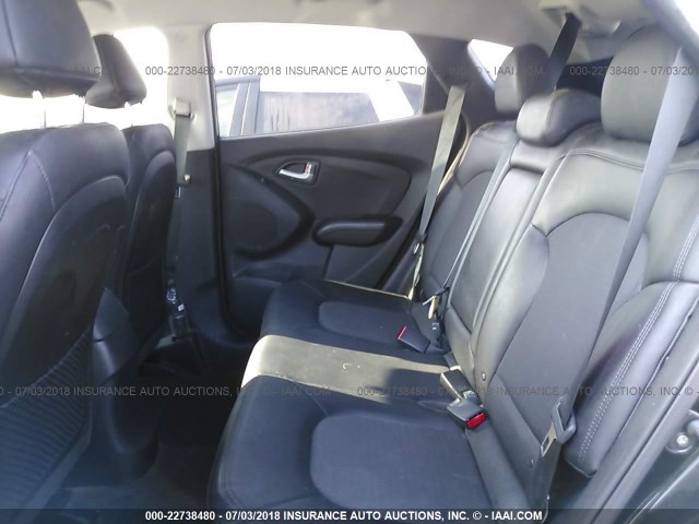 KM8JUCAC3CU380379 - 2012 HYUNDAI TUCSON GLS/LIMITED BLACK photo 8