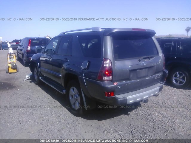 JTEBT17R230008093 - 2003 TOYOTA 4RUNNER LIMITED GRAY photo 3