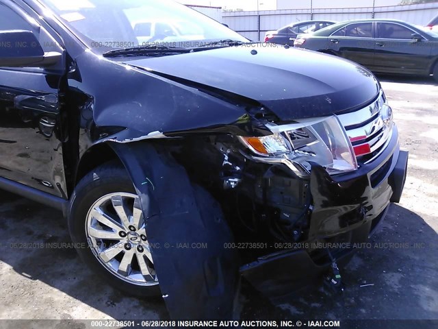 2FMDK39C27BA78584 - 2007 FORD EDGE SEL PLUS BLACK photo 6