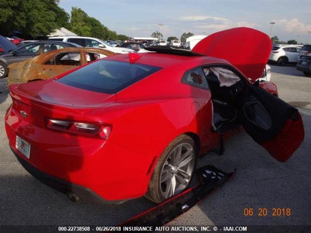 1G1FB1RSXJ0147127 - 2018 CHEVROLET CAMARO LT RED photo 5