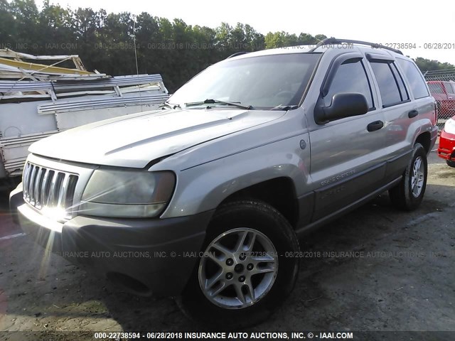 1J4GW48S34C288654 - 2004 JEEP GRAND CHEROKEE LAREDO/COLUMBIA/FREEDOM 灰色 照片 2