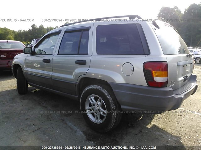 1J4GW48S34C288654 - 2004 JEEP GRAND CHEROKEE LAREDO/COLUMBIA/FREEDOM 灰色 照片 3