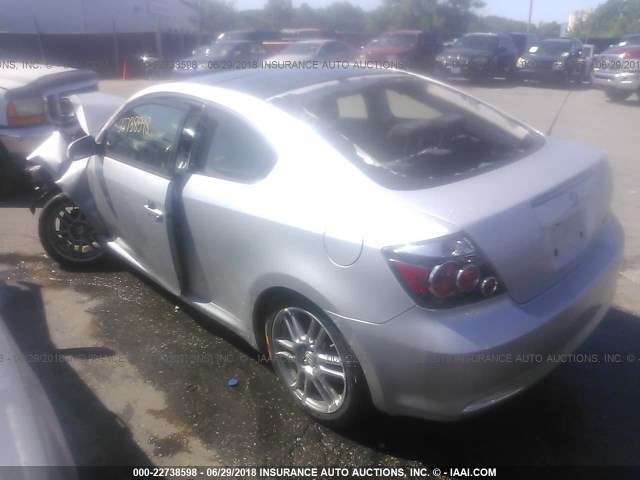 JTKDE3B7XA0315073 - 2010 TOYOTA SCION TC ვერცხლისფერი ფოტო 3