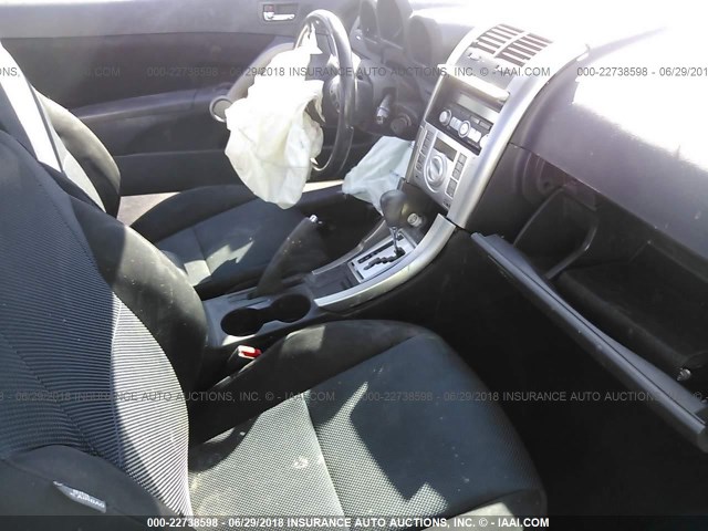 JTKDE3B7XA0315073 - 2010 TOYOTA SCION TC ვერცხლისფერი ფოტო 5