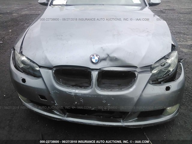 WBAWR33517PX78041 - 2007 BMW 328 I SULEV GRAY photo 6
