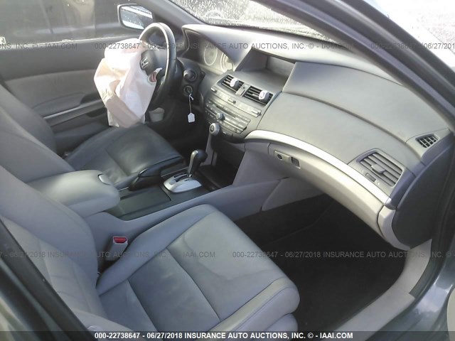 1HGCP2F81AA146664 - 2010 HONDA ACCORD EXL GRAY photo 5