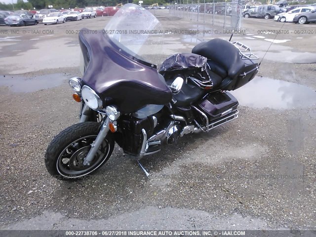 1HD1FC4127Y696412 - 2007 HARLEY-DAVIDSON FLHTCUI Марун фото 2