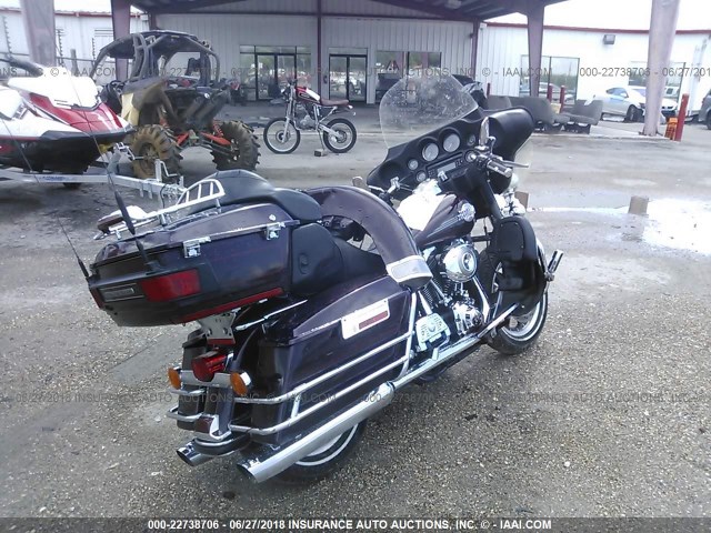 1HD1FC4127Y696412 - 2007 HARLEY-DAVIDSON FLHTCUI Марун фото 4