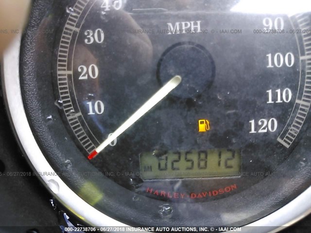 1HD1FC4127Y696412 - 2007 HARLEY-DAVIDSON FLHTCUI Марун фото 7