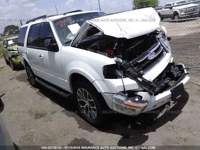 1FMJU1HT1HEA77600 - 2017 FORD EXPEDITION XLT/KING RANCH WHITE photo 1