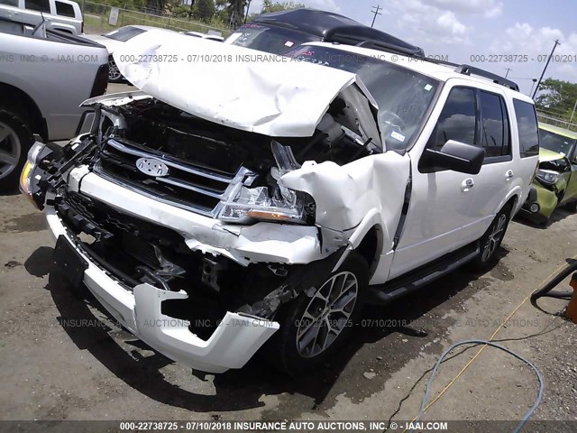 1FMJU1HT1HEA77600 - 2017 FORD EXPEDITION XLT/KING RANCH WHITE photo 2