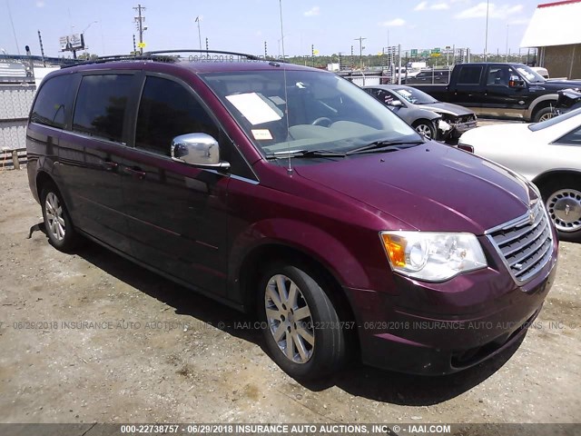 2A8HR54PX8R664247 - 2008 CHRYSLER TOWN & COUNTRY TOURING BURGUNDY photo 1