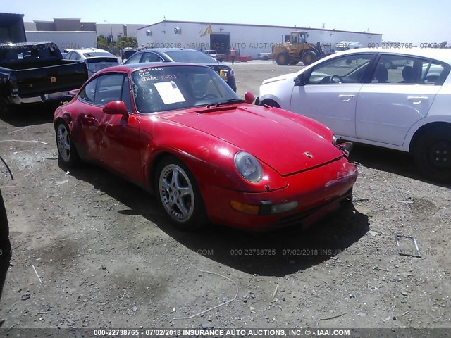 WP0DA299XVS385526 - 1997 PORSCHE 911 TARGA RED photo 1