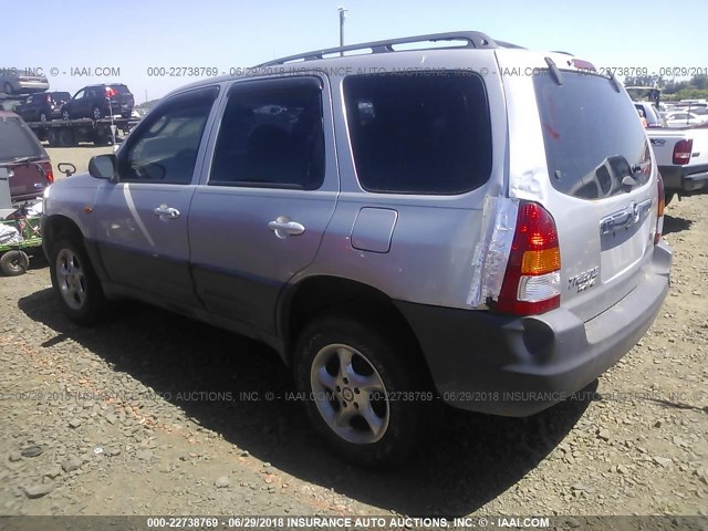 4F2YU06151KM04702 - 2001 MAZDA TRIBUTE DX 银色 照片 3