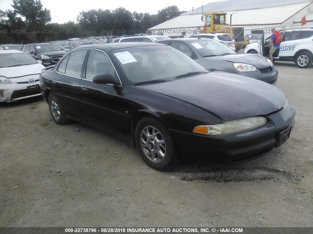 1G3WS52H22F129443 - 2002 OLDSMOBILE INTRIGUE GL BLACK photo 1