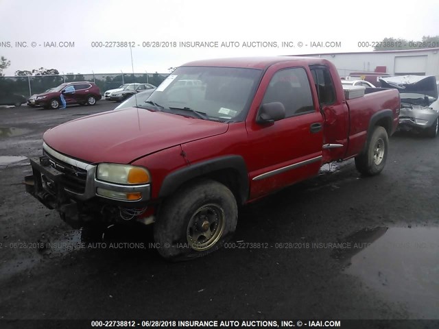 2GTEK19T441246529 - 2004 GMC NEW SIERRA K1500 RED photo 2