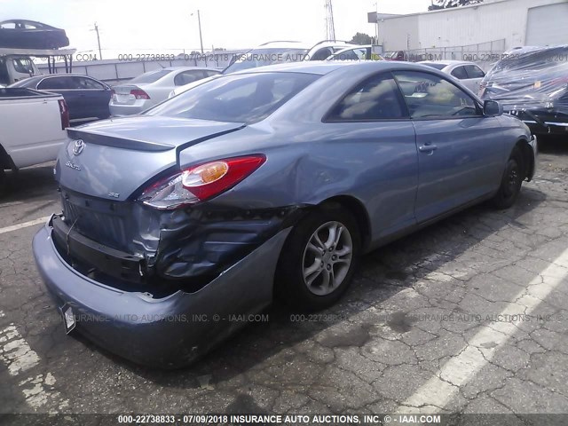4T1CE38P36U726370 - 2006 TOYOTA CAMRY SOLARA SE/SLE Mavi foto 4