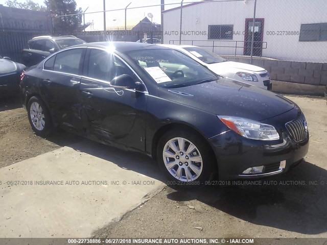 2G4GR5ER1D9248211 - 2013 BUICK REGAL GRAY photo 1