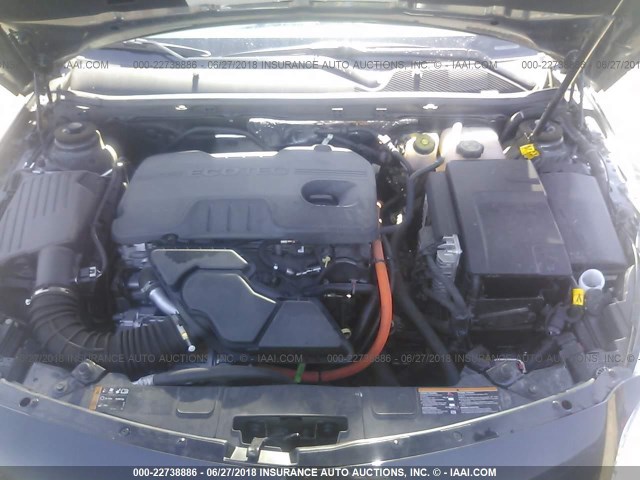 2G4GR5ER1D9248211 - 2013 BUICK REGAL GRAY photo 10