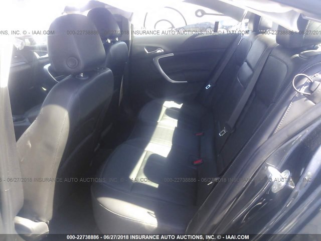 2G4GR5ER1D9248211 - 2013 BUICK REGAL GRAY photo 8