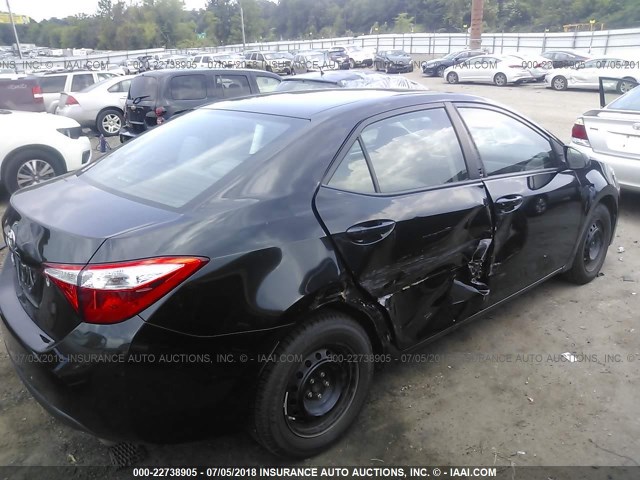 5YFBURHE0EP074565 - 2014 TOYOTA COROLLA L/LE/LE PLS/PRM/S/S PLS BLACK photo 6