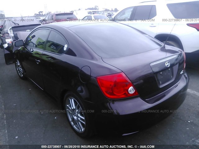 JTKDE3B75A0313652 - 2010 TOYOTA SCION TC 紫色 照片 3