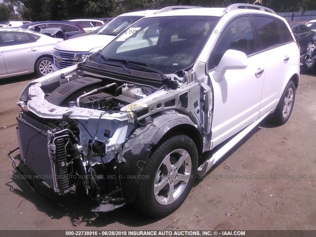 3GNAL3EK4DS636854 - 2013 CHEVROLET CAPTIVA LT WHITE photo 2