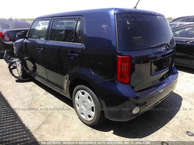 JTLKE50E281036429 - 2008 TOYOTA SCION XB Tünd mavi foto 3