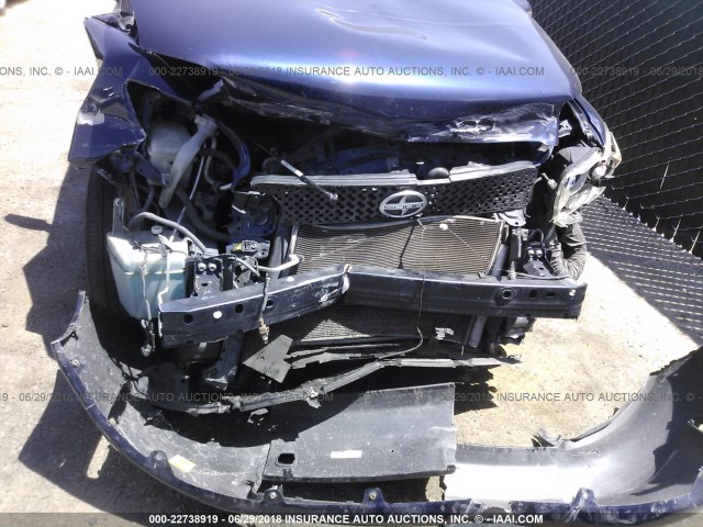 JTLKE50E281036429 - 2008 TOYOTA SCION XB Tünd mavi foto 6