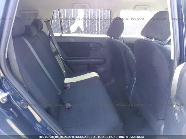 JTLKE50E281036429 - 2008 TOYOTA SCION XB Tünd mavi foto 8