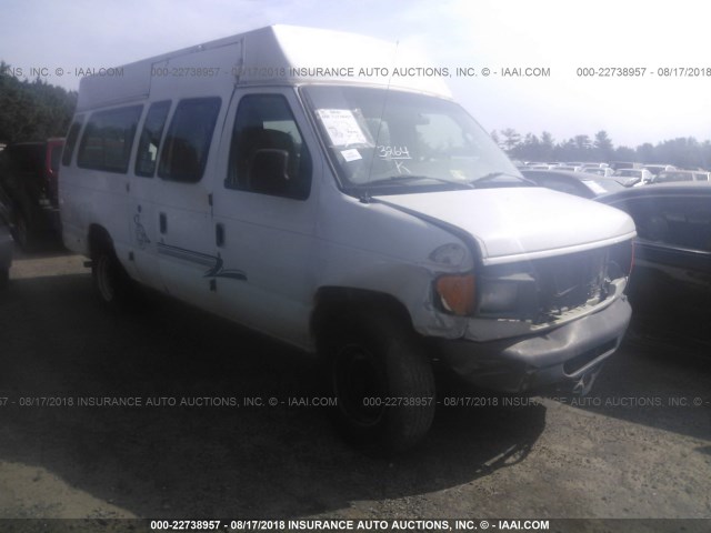 1FTNS24W76HA97914 - 2006 FORD ECONOLINE E250 VAN WHITE photo 1