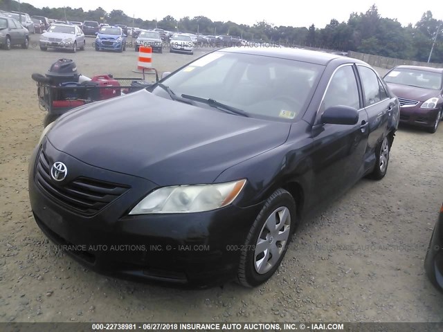 4T1BE46K47U022446 - 2007 TOYOTA CAMRY NEW GENERAT CE/LE/XLE/SE BLACK photo 2