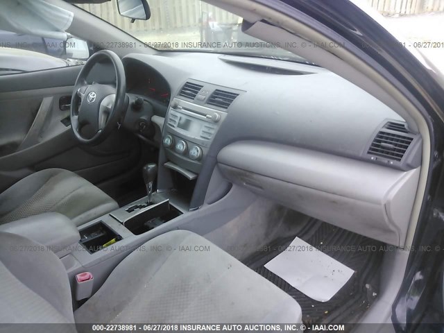 4T1BE46K47U022446 - 2007 TOYOTA CAMRY NEW GENERAT CE/LE/XLE/SE BLACK photo 5