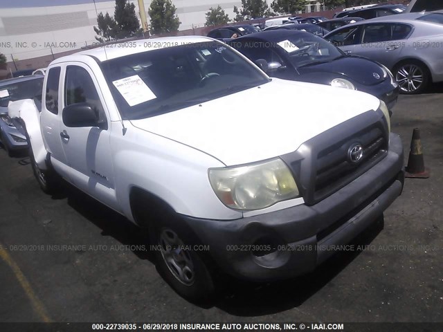 5TETX22N96Z161453 - 2006 TOYOTA TACOMA ACCESS CAB Ақ фото 1