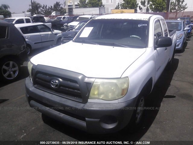 5TETX22N96Z161453 - 2006 TOYOTA TACOMA ACCESS CAB Ақ фото 2
