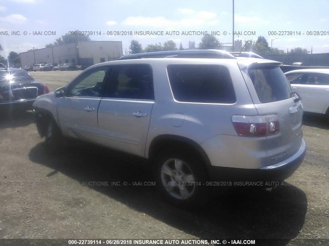 1GKER23767J158187 - 2007 GMC ACADIA SLT-1 SILVER photo 3