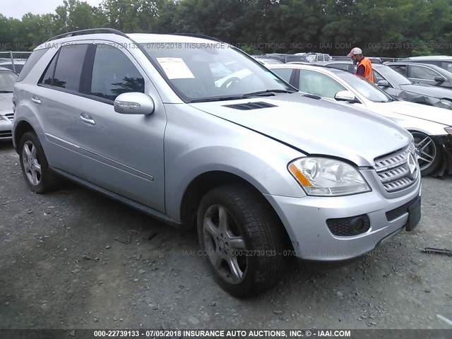 4JGBB86E68A430055 - 2008 MERCEDES-BENZ ML 350 SILVER photo 1