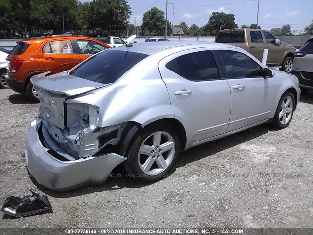 1B3LC76M08N227857 - 2008 DODGE AVENGER R/T SILVER photo 4