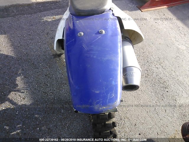 JS1SK43A352100033 - 2005 SUZUKI DR-Z400 S BLUE photo 6