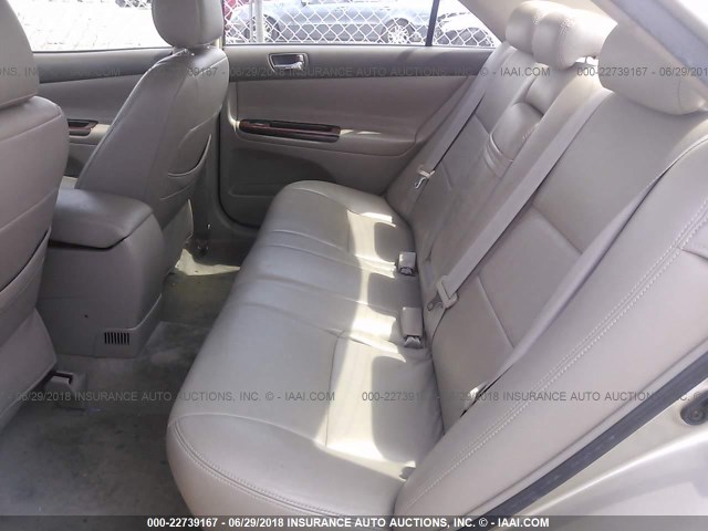 JTDBE32K863063428 - 2006 TOYOTA CAMRY LE/XLE BEIGE photo 8