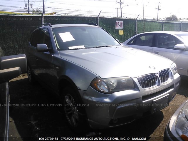 WBXPA93446WG88272 - 2006 BMW X3 3.0I SILVER photo 1