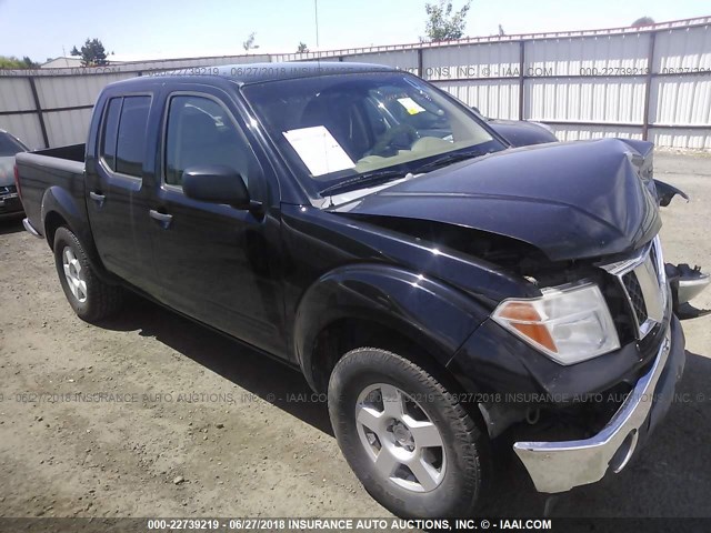 1N6AD07U66C442707 - 2006 NISSAN FRONTIER CREW CAB LE/SE/OFF ROAD BLACK photo 1