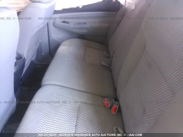 5TFJX4CN0DX033785 - 2013 TOYOTA TACOMA DOUBLE CAB ვერცხლისფერი ფოტო 8