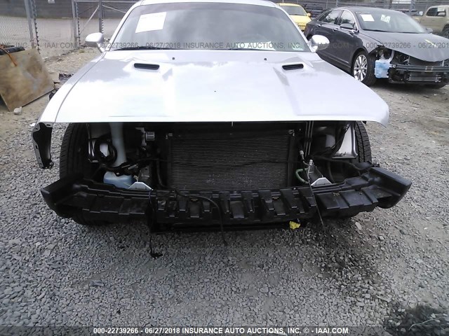 2B3CJ4DV1AH179381 - 2010 DODGE CHALLENGER SE SILVER photo 6