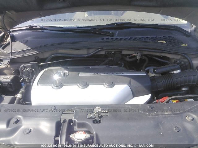 2HNYD18944H513828 - 2004 ACURA MDX TOURING ოქროსფერი ფოტო 10