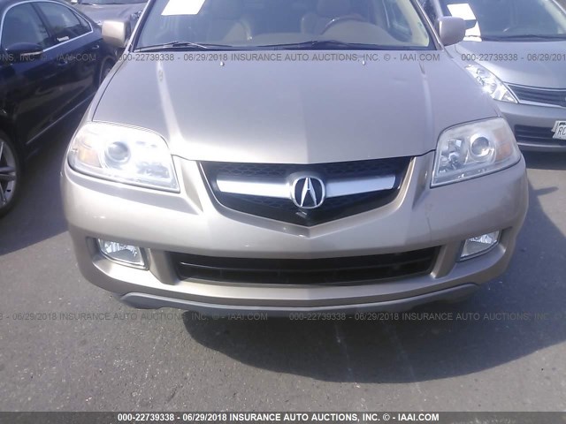 2HNYD18944H513828 - 2004 ACURA MDX TOURING ოქროსფერი ფოტო 6